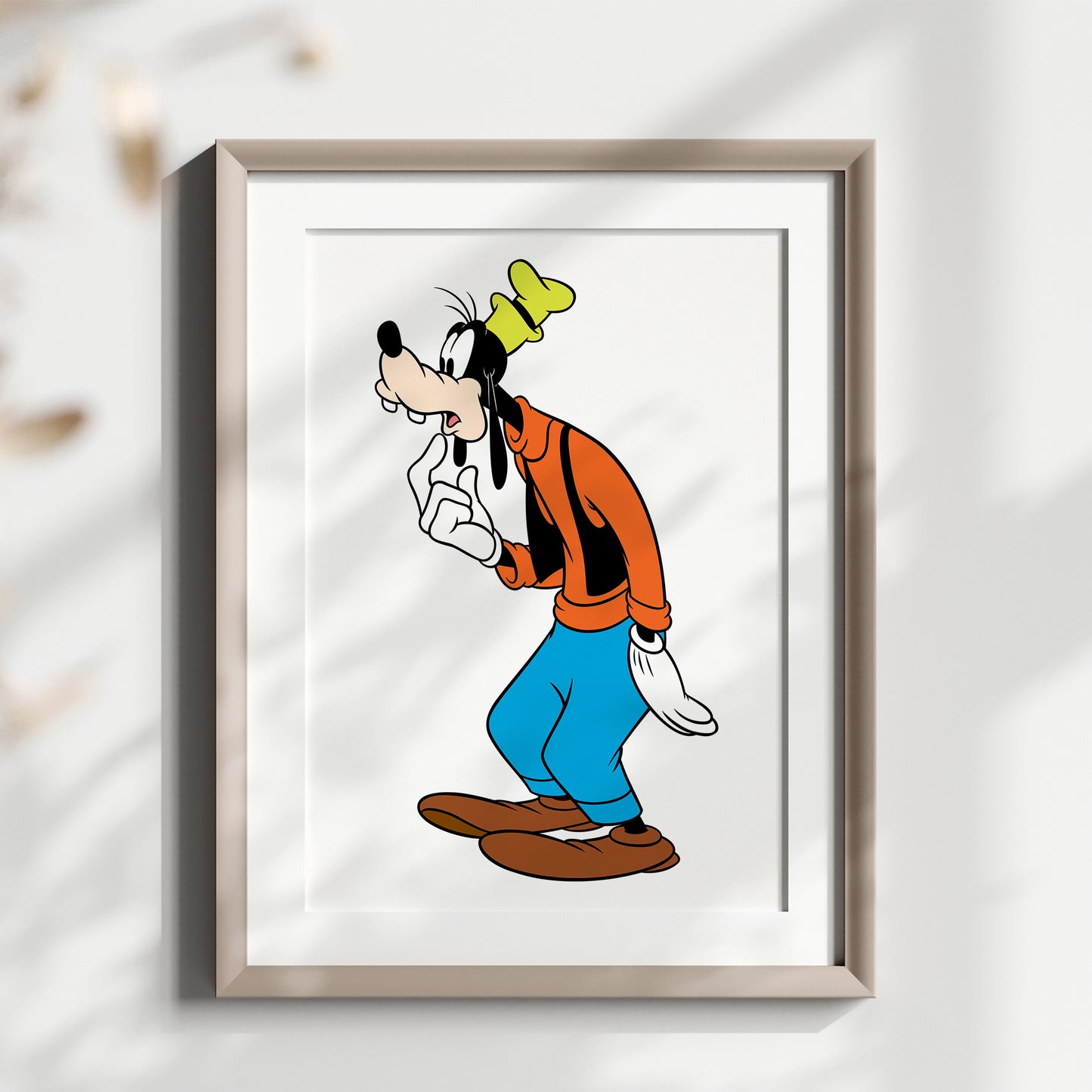 Goofy Print Set, Watercolor Cartoon Art, Disney Wall Decor, Nursery Posters, Kids Room Art, Classic Disney Character