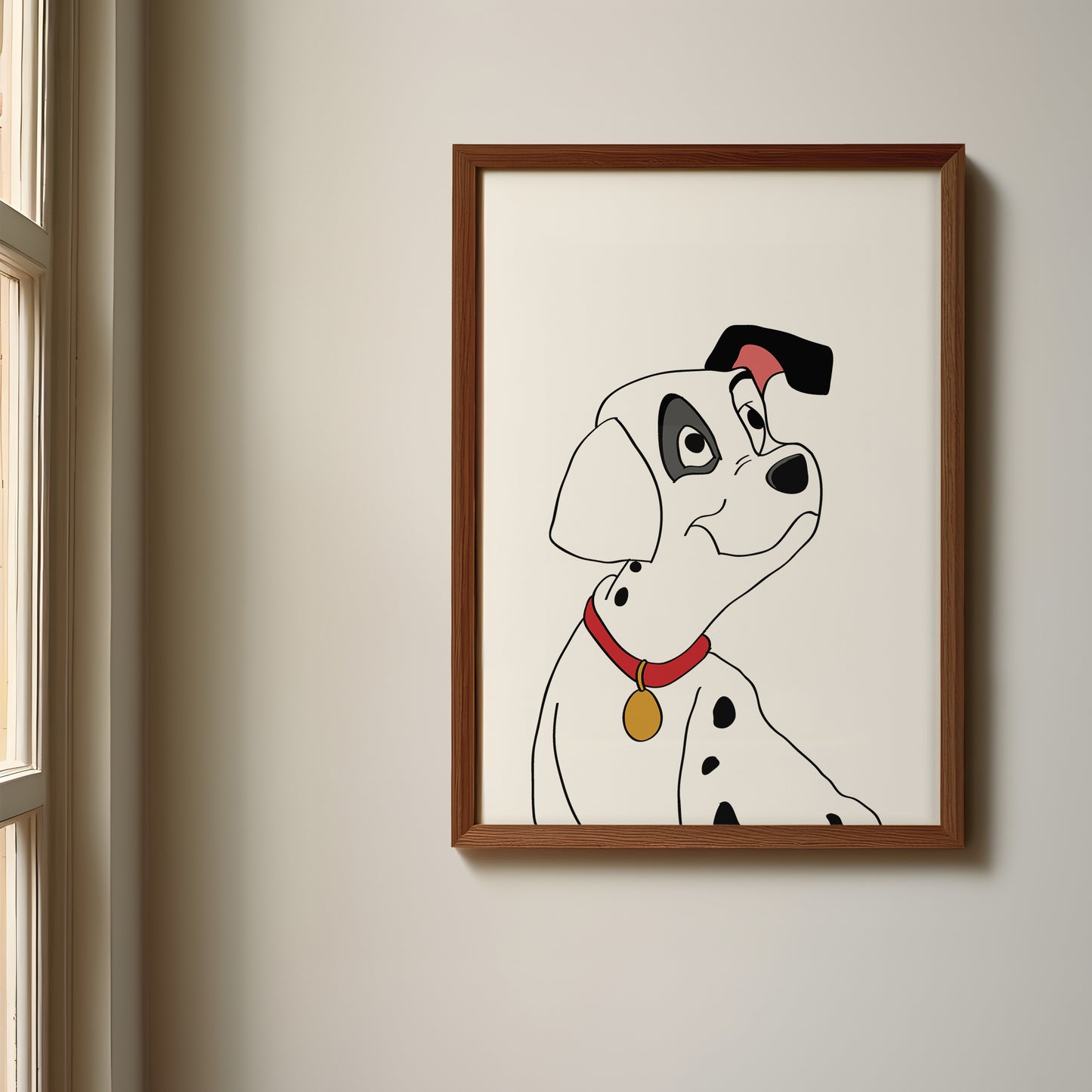 101 Dalmatians Name Sign, Personalized Dalmatian Puppies Print, Custom Kids Wall Decor, Disney Nursery Art, 101 Dalmatians Print Set, Puppy Room Decor