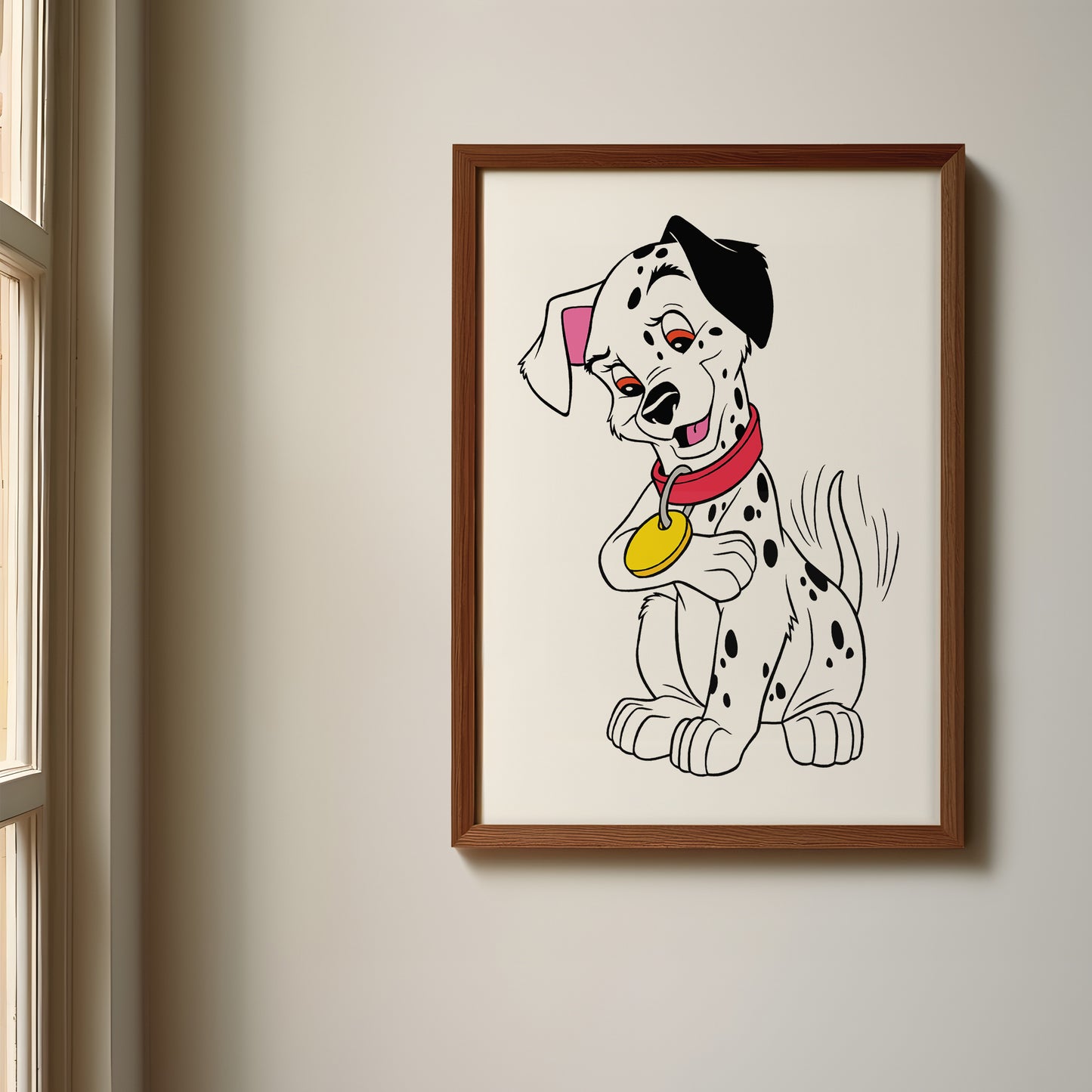 101 Dalmatians Name Sign, Personalized Dalmatian Puppies Print, Custom Kids Wall Decor, Disney Nursery Art, 101 Dalmatians Print Set, Puppy Room Decor