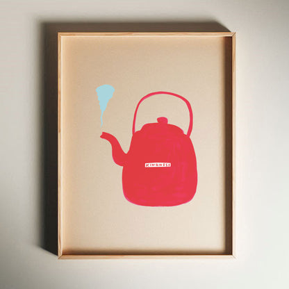 David Shrigley - Kindness, Quirky Wall Art, Pop Art Decor, Funny Poster, Contemporary Home Gallery, Humorous Decor, Art, Shrigley Print