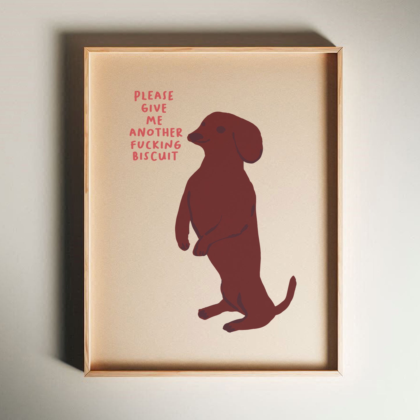 David Shrigley - Please Give Me, Quirky Wall Art, Pop Art Decor, Funny Poster, Contemporary Home Gallery, Humorous Decor, Art