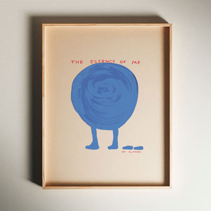 David Shrigley - The Essence Of Me, Quirky Wall Art, Pop Art Decor, Funny Poster, Contemporary Home Gallery, Humorous Decor, Art