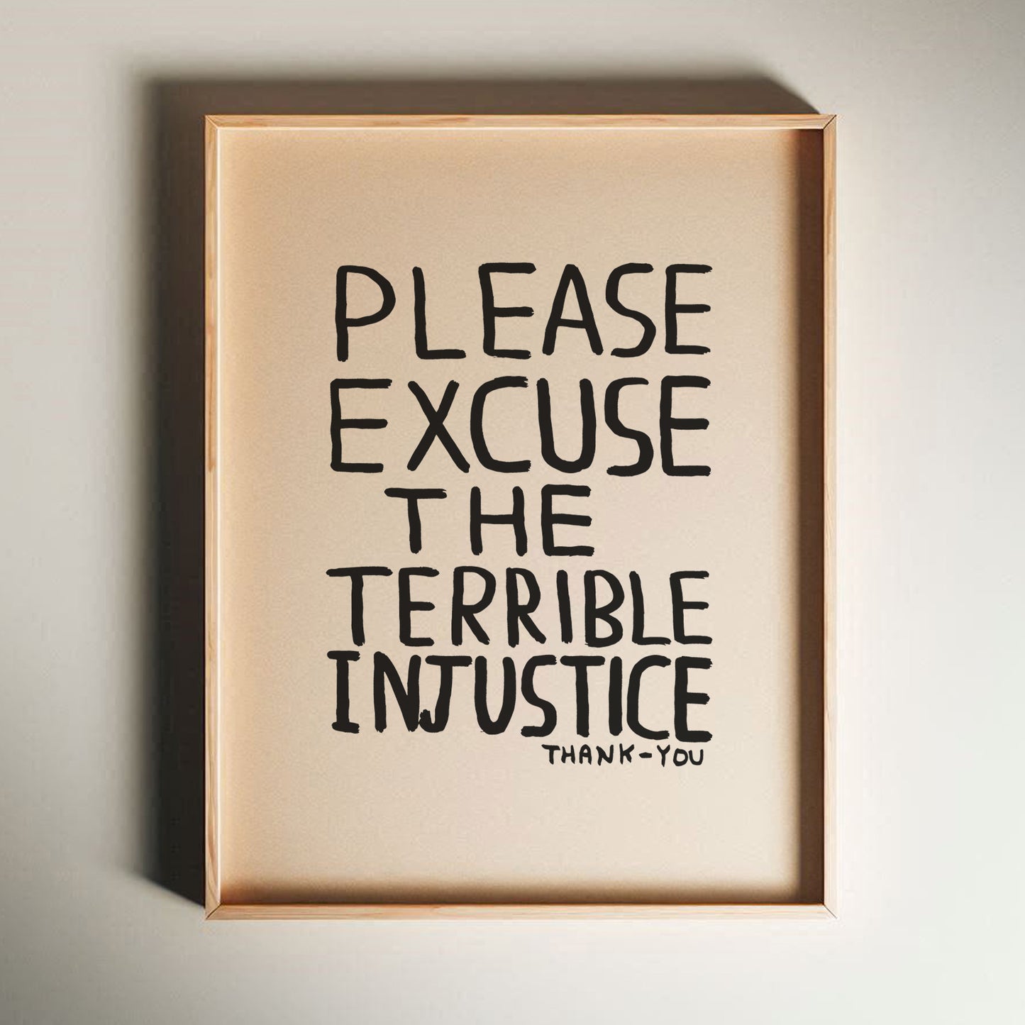 David Shrigley - Please, Quirky Wall Art, Pop Art Decor, Funny Poster, Contemporary Home Gallery, Humorous Decor, Art, Shrigley Print