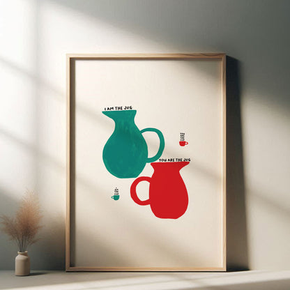 David Shrigley - Hairless And Happy, Quirky Wall Art, Pop Art Decor, Funny Poster, Contemporary Home Gallery, Humorous Decor, Art