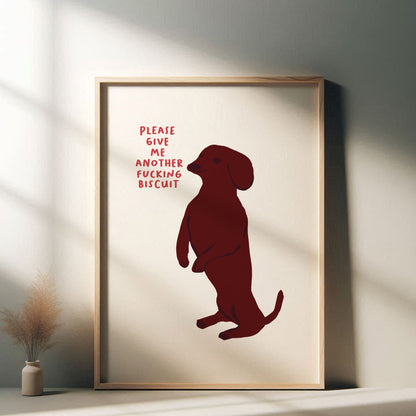 David Shrigley - Please Give Me, Quirky Wall Art, Pop Art Decor, Funny Poster, Contemporary Home Gallery, Humorous Decor, Art