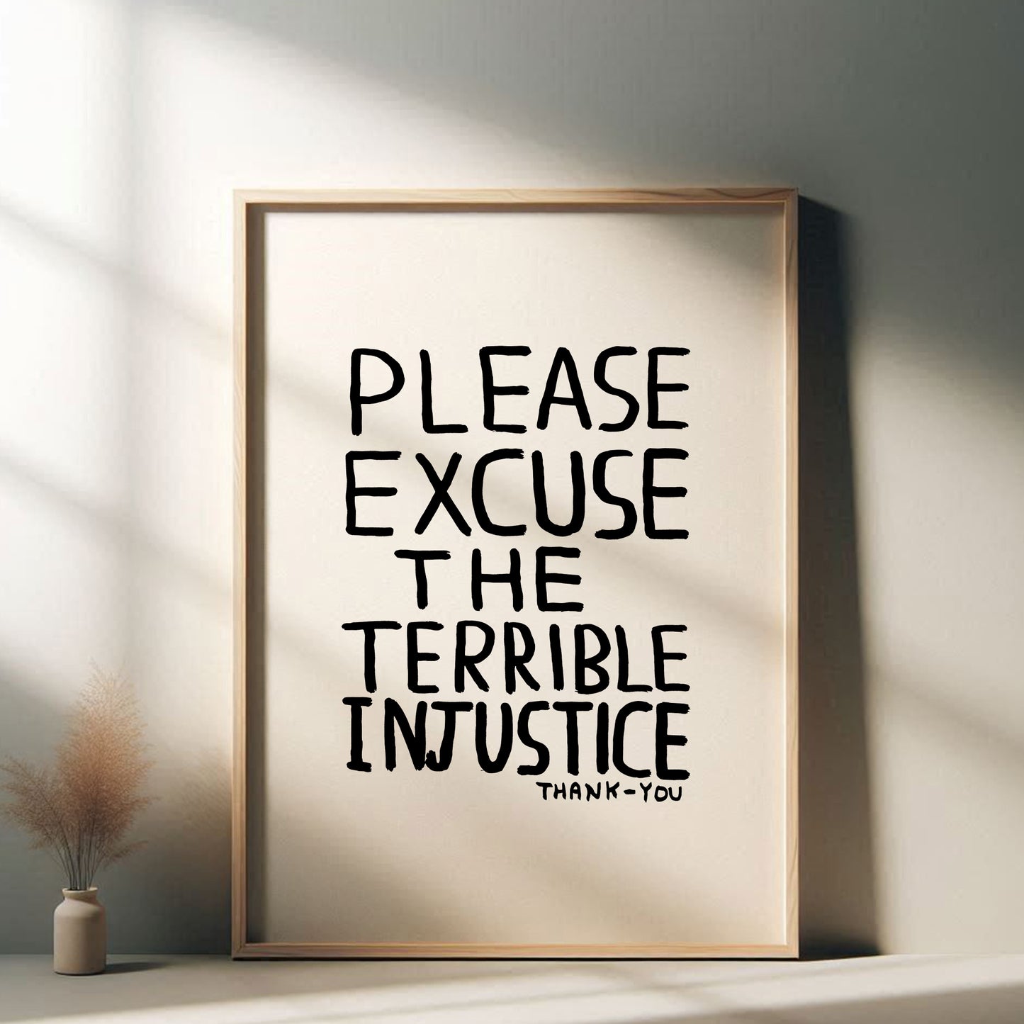 David Shrigley - Please, Quirky Wall Art, Pop Art Decor, Funny Poster, Contemporary Home Gallery, Humorous Decor, Art, Shrigley Print