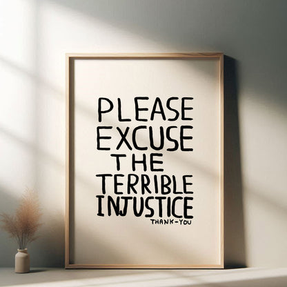 David Shrigley - Please, Quirky Wall Art, Pop Art Decor, Funny Poster, Contemporary Home Gallery, Humorous Decor, Art, Shrigley Print