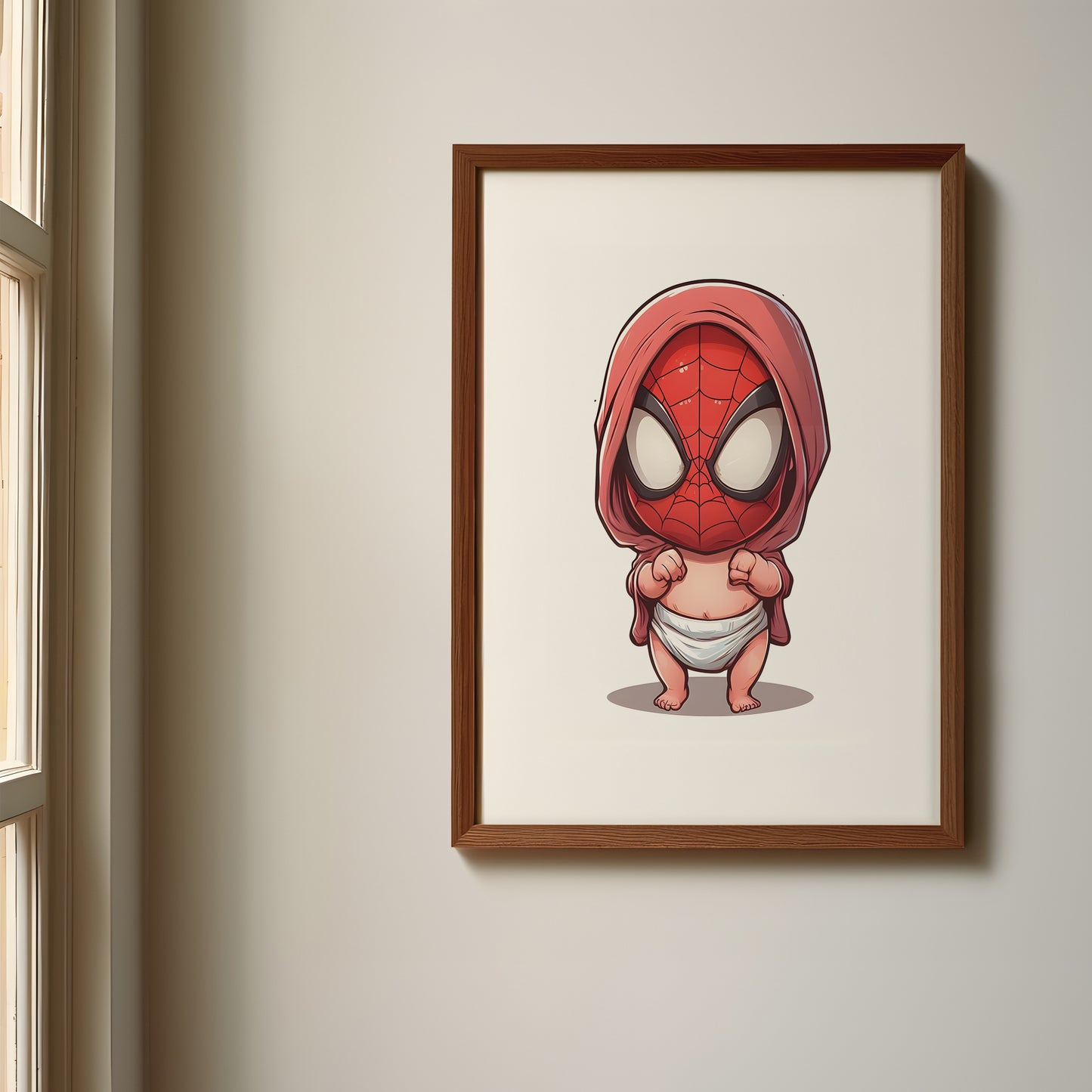 Baby Spiderman Name Sign, Personalized Spidey Print, Custom Kids Wall Decor, Marvel Nursery Art, Young Spiderman Print Set, Baby Spiderman Room Decor
