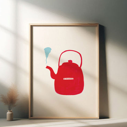 David Shrigley - Kindness, Quirky Wall Art, Pop Art Decor, Funny Poster, Contemporary Home Gallery, Humorous Decor, Art, Shrigley Print