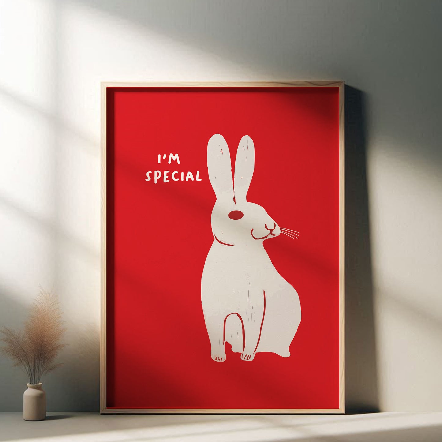 David Shrigley - I'm Special, Quirky Wall Art, Pop Art Decor, Funny Poster, Contemporary Home Gallery, Humorous Decor, Art