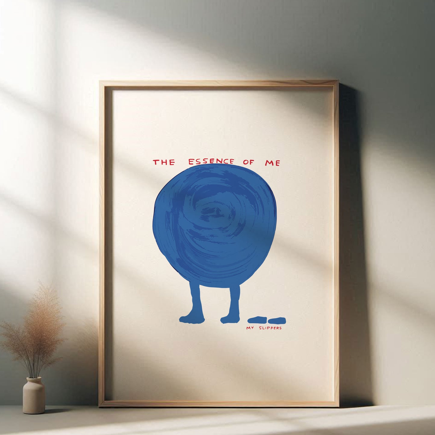 David Shrigley - The Essence Of Me, Quirky Wall Art, Pop Art Decor, Funny Poster, Contemporary Home Gallery, Humorous Decor, Art