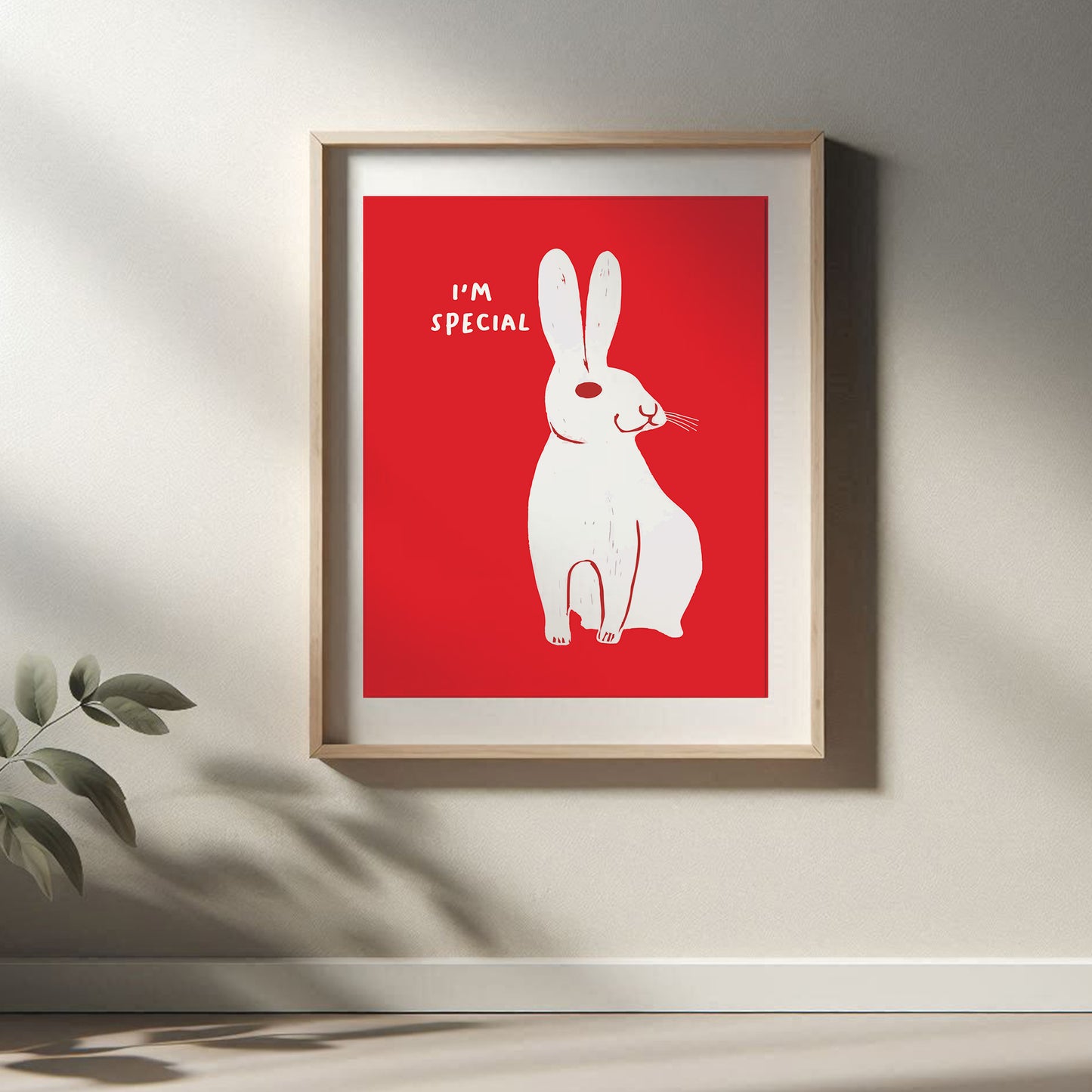 David Shrigley - I'm Special, Quirky Wall Art, Pop Art Decor, Funny Poster, Contemporary Home Gallery, Humorous Decor, Art