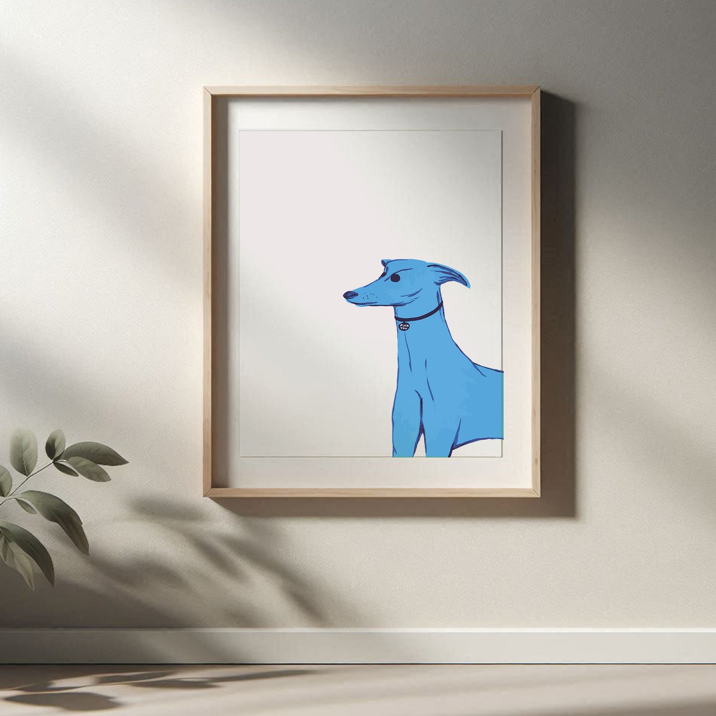 David Shrigley - Fuck You, Pop Art Decor, Funny Poster, Contemporary Home Gallery, Humorous Decor, Art