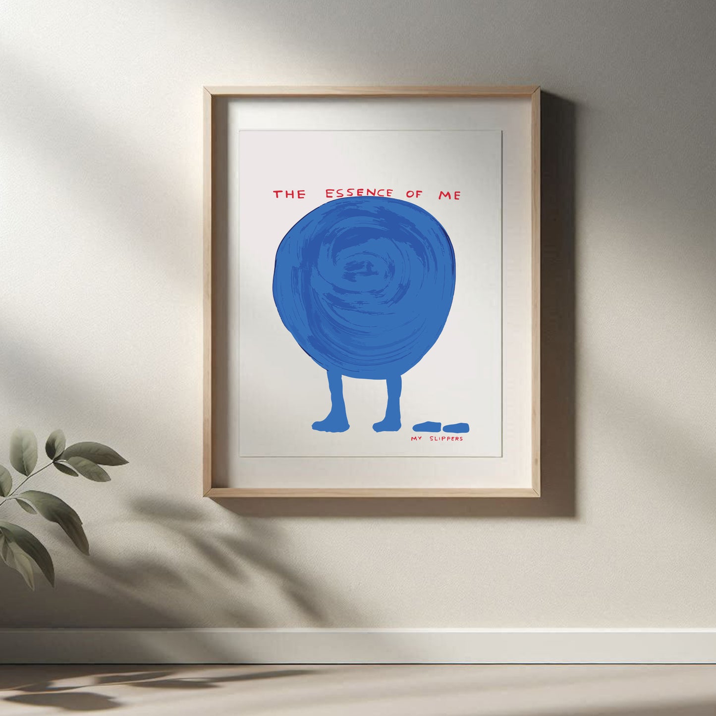 David Shrigley - The Essence Of Me, Quirky Wall Art, Pop Art Decor, Funny Poster, Contemporary Home Gallery, Humorous Decor, Art