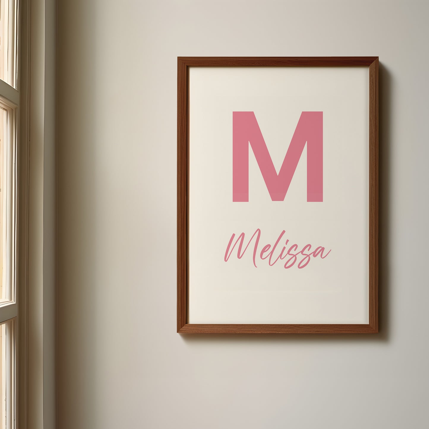 Pink Sakura Name Sign, Personalized Cherry Blossom Print, Custom Kids Wall Decor, Floral Nursery Art, Sakura Blossom Print Set, Pink Sakura Room Decor