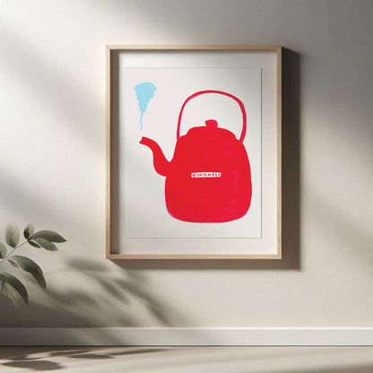 David Shrigley - Kindness, Quirky Wall Art, Pop Art Decor, Funny Poster, Contemporary Home Gallery, Humorous Decor, Art, Shrigley Print