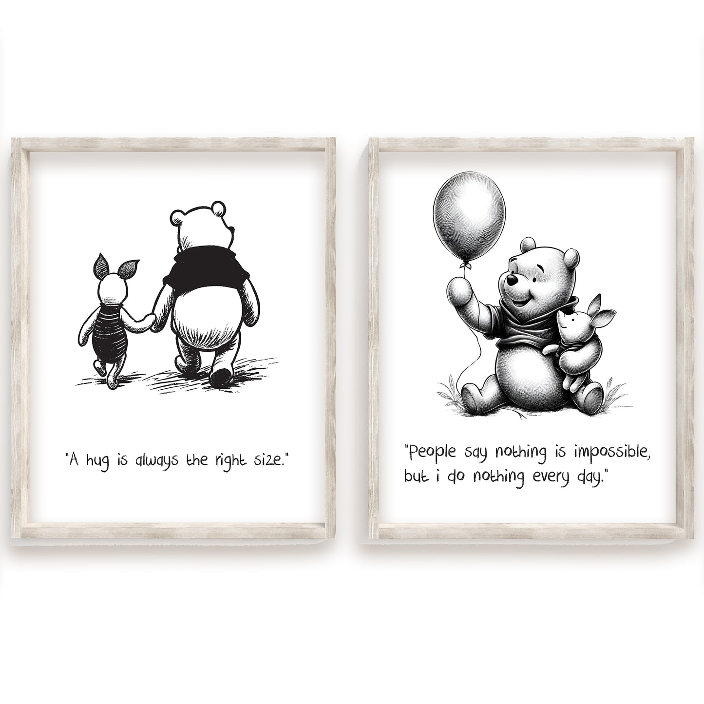 Winnie the Pooh Print, Honey Pot Quote Art, Watercolor Nursery Decor, Kids Room Wall Art, Disney Bear Poster