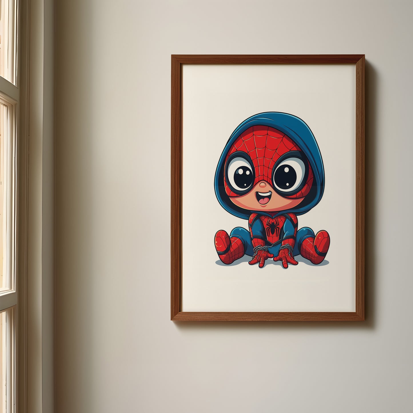 Baby Spiderman Name Sign, Personalized Spidey Print, Custom Kids Wall Decor, Marvel Nursery Art, Young Spiderman Print Set, Baby Spiderman Room Decor