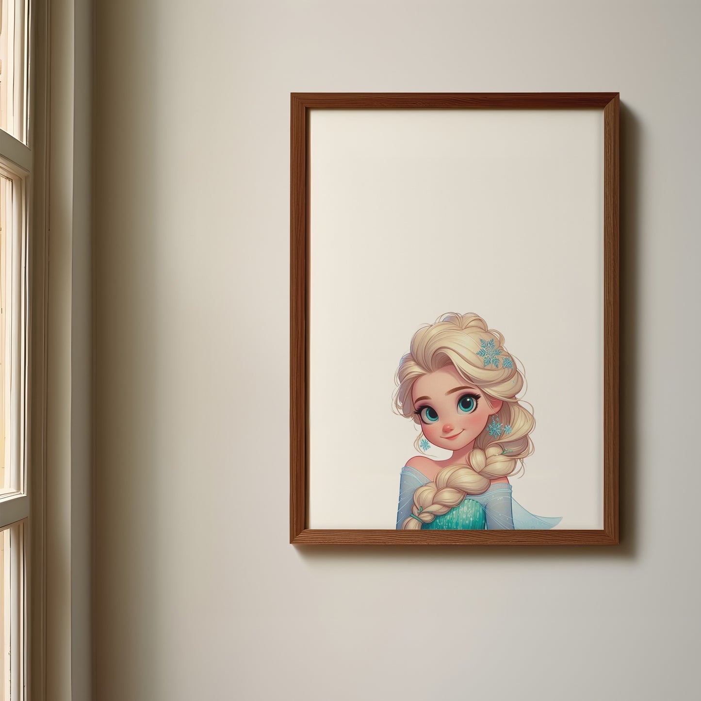 Frozen Name Sign, Personalized Elsa and Anna Print, Custom Kids Wall Decor, Disney Nursery Art, Frozen Sisters Print Set, Elsa Room Decor