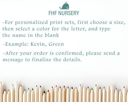 Personalized Pokémon Print Set: Pikachu, Psyduck, Charmander, Bulbasaur, Jigglypuff, Custom Name Sign, Watercolor Nursery Decor, Kids Room Wall Art